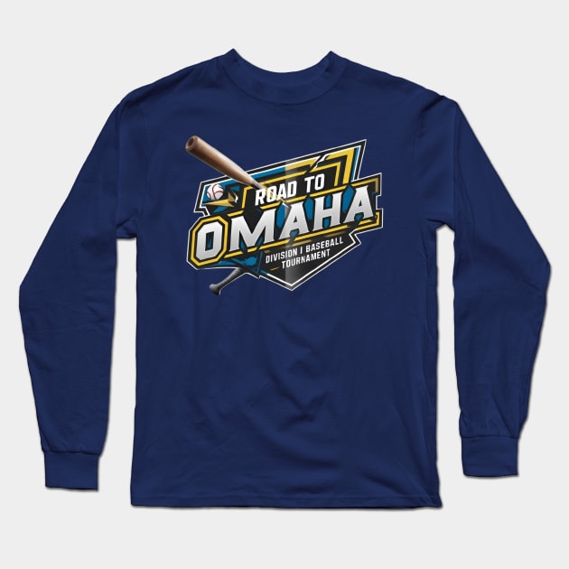 baseball championship Long Sleeve T-Shirt by CreationArt8